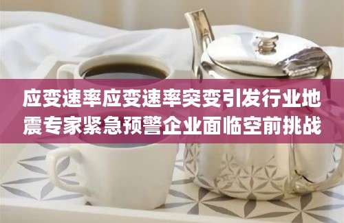 应变速率应变速率突变引发行业地震专家紧急预警企业面临空前挑战