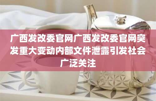 广西发改委官网广西发改委官网突发重大变动内部文件泄露引发社会广泛关注
