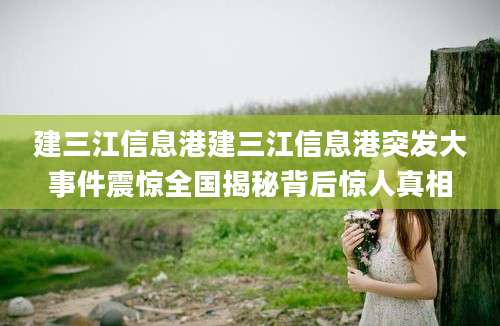 建三江信息港建三江信息港突发大事件震惊全国揭秘背后惊人真相