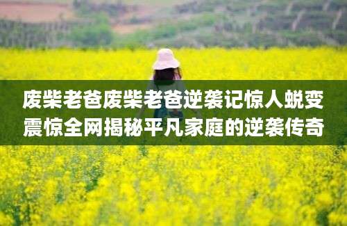 废柴老爸废柴老爸逆袭记惊人蜕变震惊全网揭秘平凡家庭的逆袭传奇