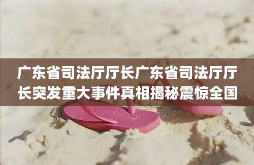 广东省司法厅厅长广东省司法厅厅长突发重大事件真相揭秘震惊全国