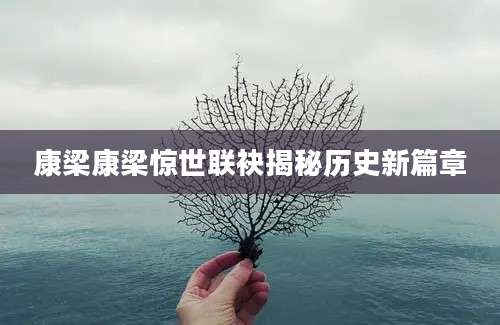 康梁康梁惊世联袂揭秘历史新篇章