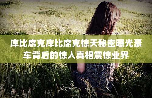 库比席克库比席克惊天秘密曝光豪车背后的惊人真相震惊业界
