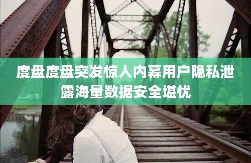 度盘度盘突发惊人内幕用户隐私泄露海量数据安全堪忧