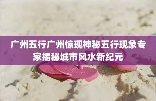 广州五行广州惊现神秘五行现象专家揭秘城市风水新纪元