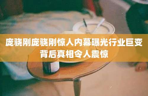 庞骁刚庞骁刚惊人内幕曝光行业巨变背后真相令人震惊