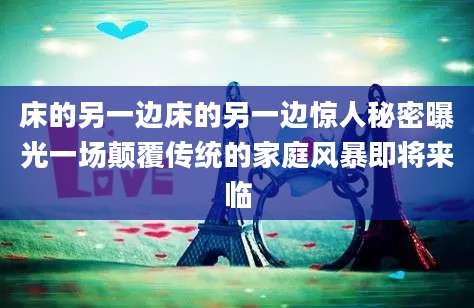 床的另一边床的另一边惊人秘密曝光一场颠覆传统的家庭风暴即将来临