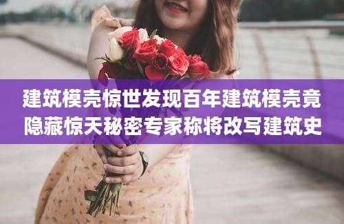 建筑模壳惊世发现百年建筑模壳竟隐藏惊天秘密专家称将改写建筑史