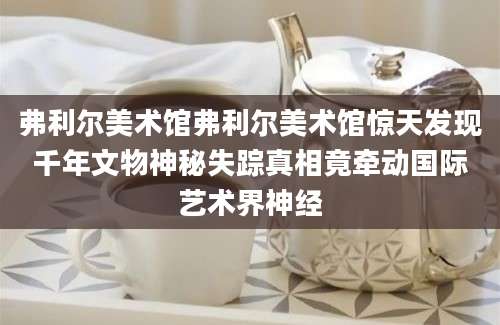 弗利尔美术馆弗利尔美术馆惊天发现千年文物神秘失踪真相竟牵动国际艺术界神经