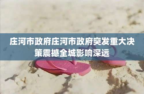 庄河市政府庄河市政府突发重大决策震撼全城影响深远