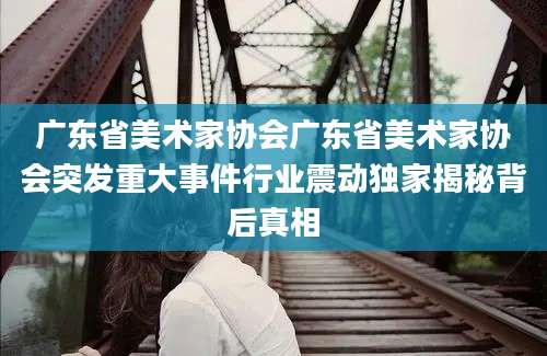 广东省美术家协会广东省美术家协会突发重大事件行业震动独家揭秘背后真相