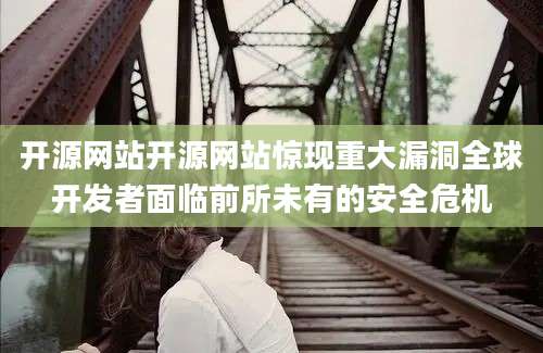 开源网站开源网站惊现重大漏洞全球开发者面临前所未有的安全危机
