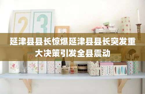 延津县县长惊爆延津县县长突发重大决策引发全县震动