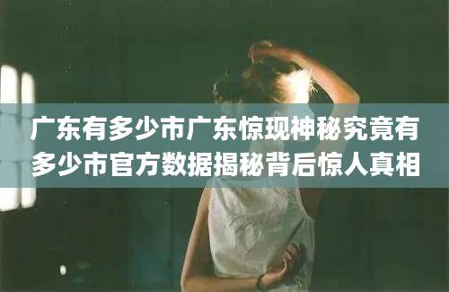 广东有多少市广东惊现神秘究竟有多少市官方数据揭秘背后惊人真相