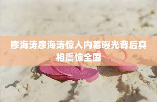 廖海涛廖海涛惊人内幕曝光背后真相震惊全国