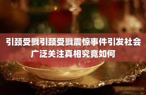 引颈受戮引颈受戮震惊事件引发社会广泛关注真相究竟如何