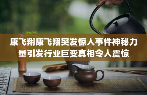 康飞翔康飞翔突发惊人事件神秘力量引发行业巨变真相令人震惊