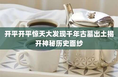 开平开平惊天大发现千年古墓出土揭开神秘历史面纱